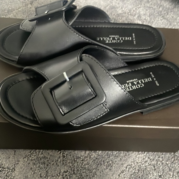 Slide sandals from‎ Italy size 36/6 - Picture 1 of 8